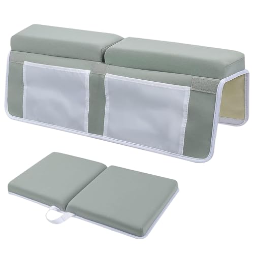 Genouillères de bain bébé antidérapantes et tapis de protection pliable avec filet jouets