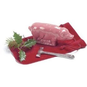 Peppermint Pig Family Holiday Candy Tradition and Gift Set