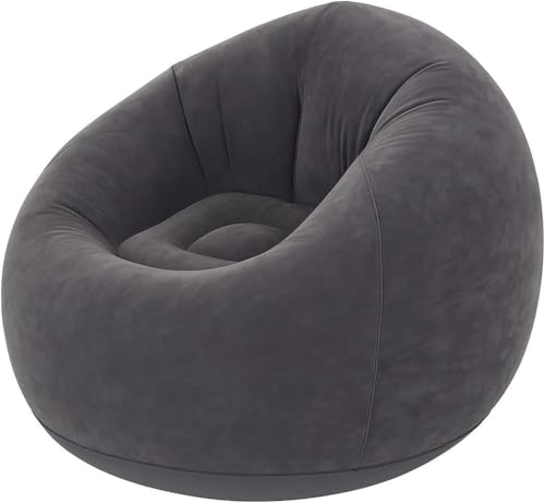 Melhor Puff/Puffes Gigantes: Os Top 10 Melhores em 2025 5 Sofá Poltrona Puff Inflável Deluxe Aveludado Gigante - Impermeável, 100kg, Bomba Inclusa, Conforto Interno, Design Moderno e Portátil