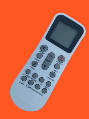 Image of Sanavya AC Remote Control - Compatible Replacement for Split & Window Air Conditioners - Replicates Genuine Remote Functions (LLYOD AC Remote 125)