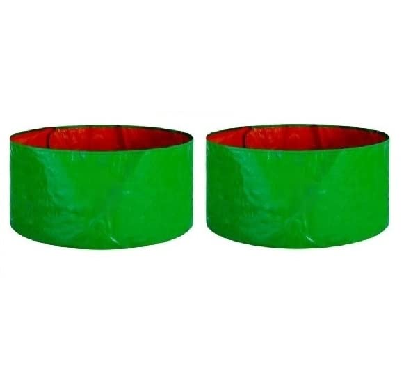 KINGWELL 24x6 Premium HDPE Leafy Grow Bags for Home, Terrace, & Kitchen