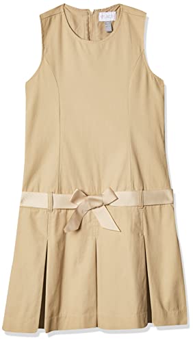The Children's Place Girls' Uniform Belted Jumper Tidal