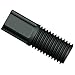 Diba Omni-Lok Compact Tubing End Fitting, Type S/P, 3/16"OD, 5/16"-24 UNF(M), Black PP; 10/pk