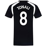 Newcastle United FC Mens Tonali 8 Poly T-Shirt Black XXL