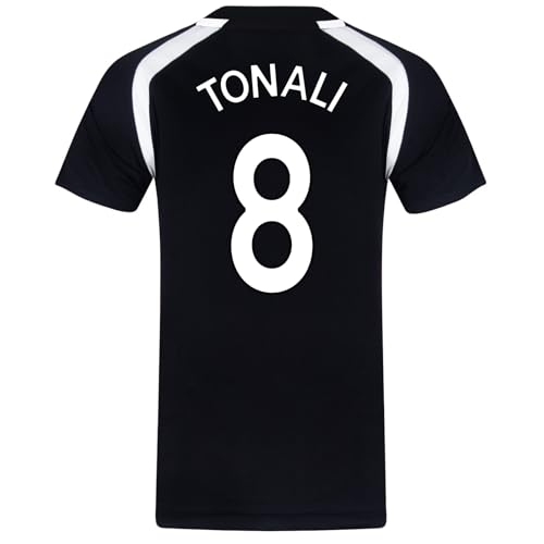Newcastle United FC Mens Tonali 8 Poly T-Shirt Black XXL