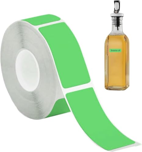 Kisigim 2個ワイヤレスプリンターラベル用ステッカー、ワイヤレス感熱ラベルステッカー - ビスタプリント熱転写プリンターマシンステッカー,ネームタグ、ケーブル識別に適した防水ラベルプリンターステッカー (D)