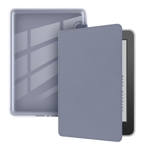 Funda acrílica para Kindle de 8ª generación de 6 pulgadas (versión 2016), funda ultrafina con encendido y apagado automático, protección contra arañazos