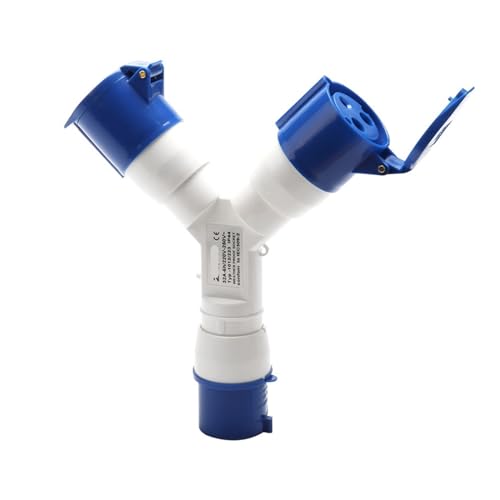 Prise d'aviation bidirectionnelle 1023-2 étanche IP44 3X32A industrielle
