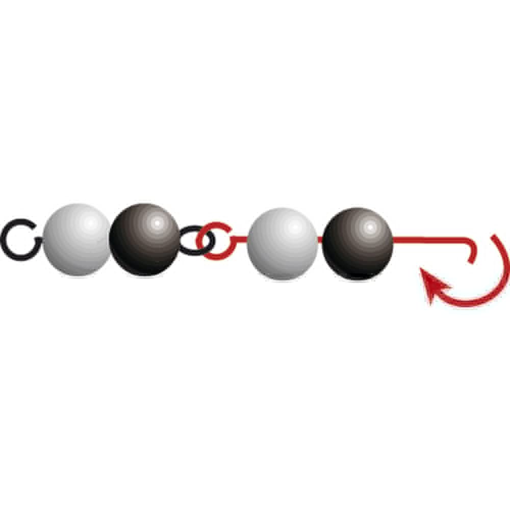 Rayher 2104221 Chain Pin 0.7 mm Diameter 50 mm Self-Service Bag Platinum Pack of 50