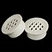 Round PVC Drain Pipe with Built-in Trap, 50-200mm Sizes for Balcony Floor Drain, White PVC Floor Drain Cover, Reusable & for Easy Install, No Leakage Design(75mm)