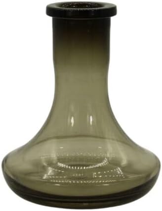 CYRIL - Tradi Mini Base Grey Color, Traditional Russian Design, 7-inch Height, 1,7-inch Neck Diameter, Premium Hookah Accessory, Compatible with All Hookah Types