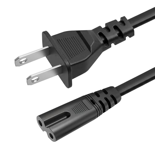 10ft Prong Power Cord for Sony PS5, PlayStation 5, Xbox One S/X Series X/S