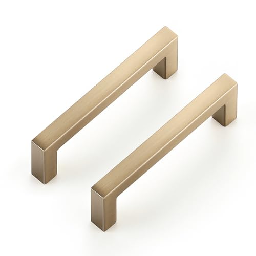 Ravinte Champagne Bronze Cabinet Handles Solid Cabinet Pulls 3 Inch 15 Pack