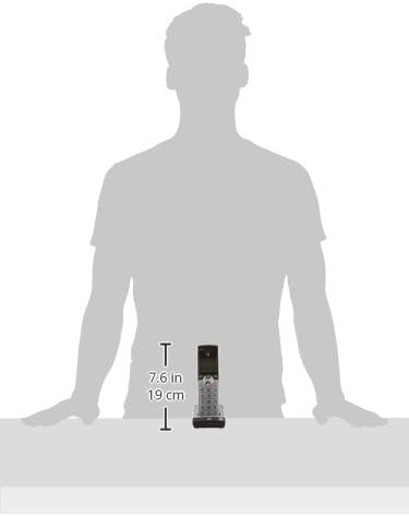 Dimensions of AT&T CL80115 Cordless Handset