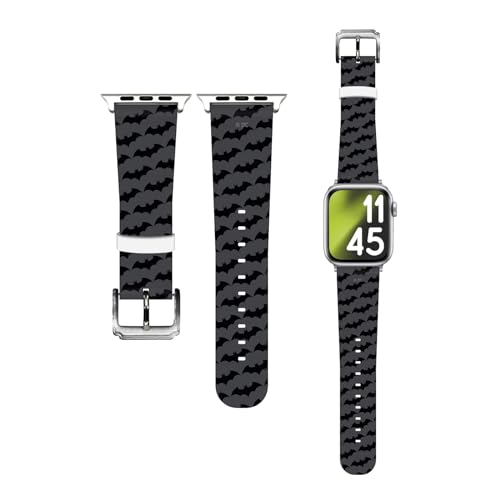Bracelet Batman Apple Watch 38mm 40mm 41mm cuir montre DC Comics