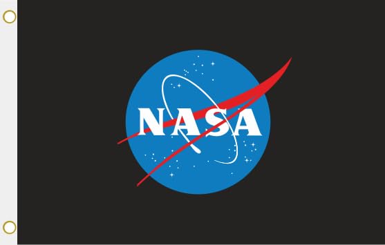 Drapeau NASA de qualité supérieure 90x150cm U24 blason spatial finitions soignées