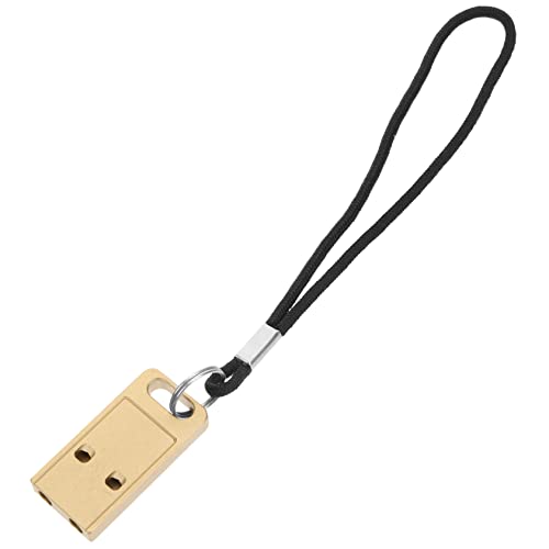 KESYOO Sports Whistle Whistles Loud Whistle Safety Whistle Camping Whistle Hiking Whistle Bear Whistle and Bell for Hiking Whistle Bulk Whistle Hiking Survival Whistle Bird Yellow Brass