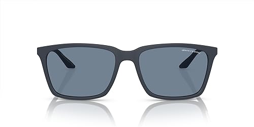 Image of Armani Exchange mens Ax4138s Rectangular Sunglasses