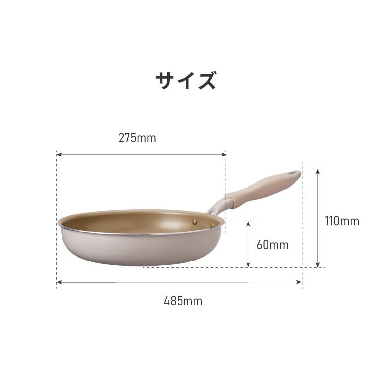 [新品] evercook ガス IH対応 フライパン3点セット ウォームグレー dショッピング |限定デザイン evercook エバークック ガス IH