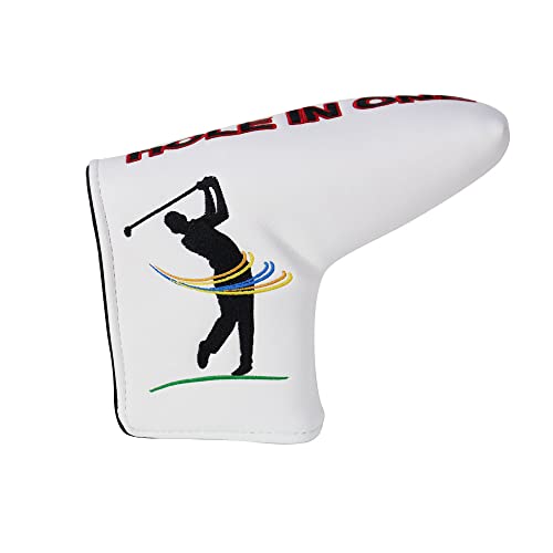 GOLTERS Golf Club Head Cover Blade Mallet Putter Cover 1 3 5 Driver Putter Cover Fairway Wood Headcover with Interchangeable No.Tags Great Gift for Men Women Golfer
