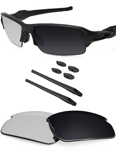Image of BLAZERBUCK Replacement Lenses & Sock Kit for Oakley Flak 2.0 OO9295 Sunglasses