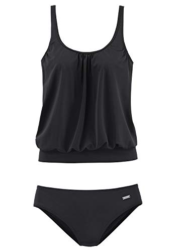 Lascana Damen Oversize-Tankini Softcups, Mieder, Verstellbare Träger