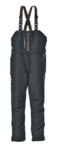 Striker Men’s Denali Insulated, Waterproof Fishing Rain Bib,