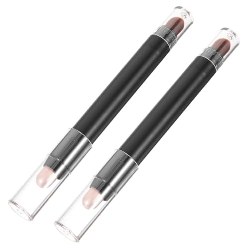 Alipis 2piezas Lápiz de Sombra de Ojos de Doble Punta Pinceles de Maquillaje para Aplicar Sombra de Ojos para Mujer