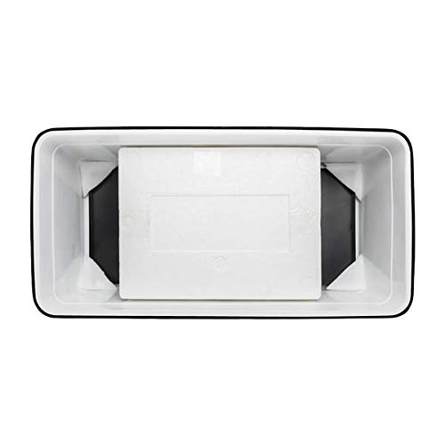 Home 80Qt Black Box Black Square Foot Tube with Drain Pipe Freezer Incubator miniatura 5