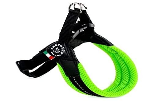 Tre Ponti Easy Fit Mesh Neon Pettorina per cani, taglia 2, verde