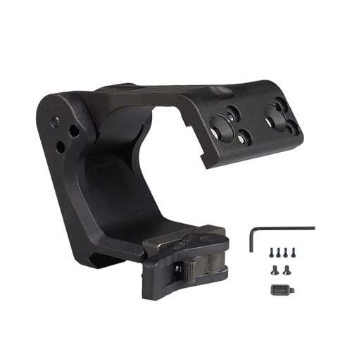 CANIS SPORT INC Flip-to-Center (FTC) Magnifier Mount for G33 or G43,2.26″ Optical Centerline Height，Quick Release&Flip-to-Center Mechanism,6063 Aluminum and Type III Hardcoat Anodized Mount