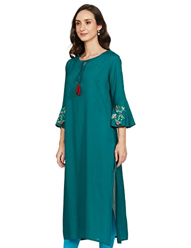 Image of Amazon Brand - Tavasya Women's Rayon Regular Kurti