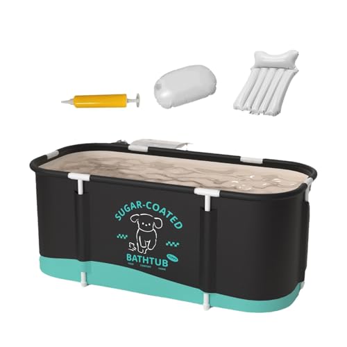 Foldable Adult Bathtub | Hot Cold Soaking Tub | Portable Bath Tub | Freestanding Bathtubs | Family...