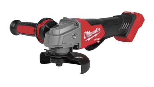 Milwaukee 2880-20 M18 FUEL Rebarbadora de íon de lítio sem escova, 12,7 cm, sem fio, com interruptor de pá sem trava (apenas ferramenta)