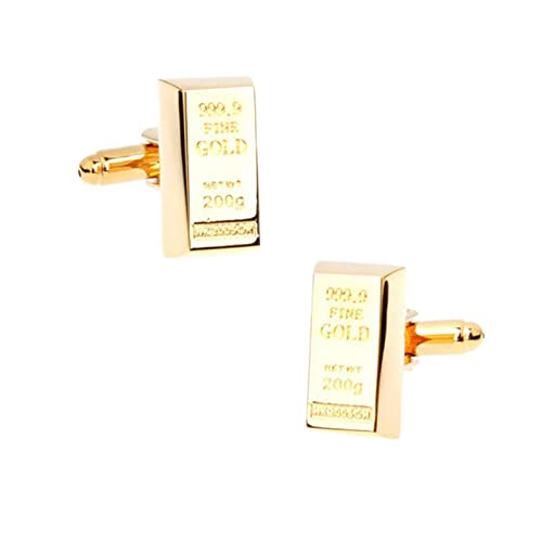 Mancuernillas Daesar para camisa en color dorado miniatura 1