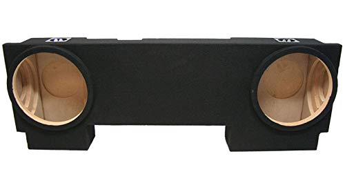 American Sound Connection Compatible with 2002-2013 Cadillac Escalade EXT Underseat Kicker Comp C12 Dual 12 Sub Box Enclosure - Final 2 Ohm