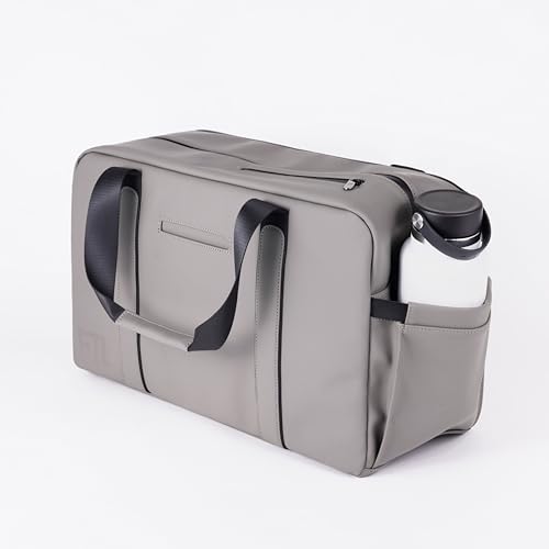 The FTL Lite Mens Gym to Office Bag - 17L Briefcase Gym Bag Hybrid with Shoe Compartment & 16" Laptop Sleeve - Executive Daily Carry & Overnight Duffel for Athletic Business Pros - Gray4
