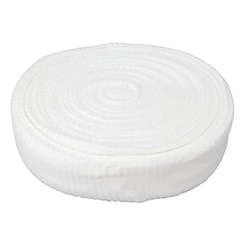 Rolo de rede de bandagem de compressão tubular, bandagem elástica, malha aberta, respirável, branco,