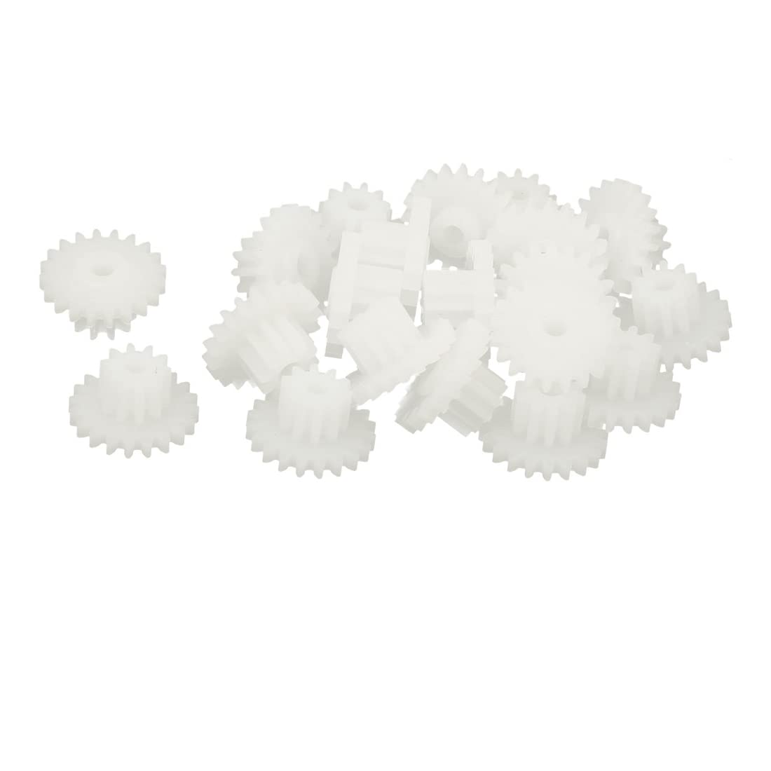 sourcing map 20 Teeth Model Subjects Motor Gear Wheel 2010-2B 20pcs