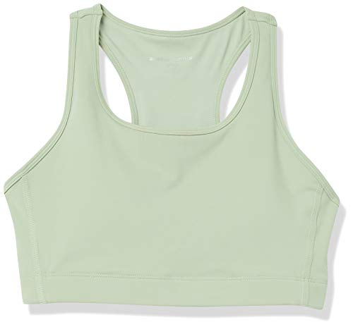 Amazon Essentials Women's Active Sculpt Medium Support Racerback Sports Bra, Light Green, Large #TOP5