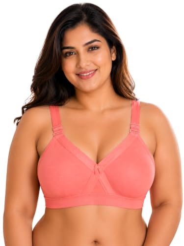 Image of SONA Women's Super Fit Cotton Full Coverage Non-Padded Non-Wired Everyday Bra - Full Support -(Pack of 1)