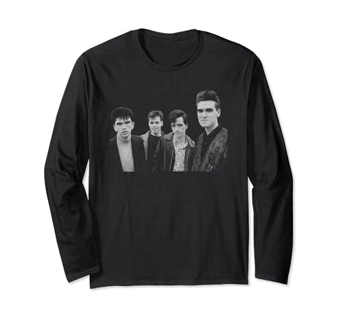 Photo de The Smiths Band Street Photo 1985 par Stephen Wright Manche Longue