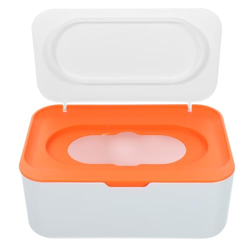 Gadpiparty Caja Dispensadora para Toallitas con Tapa Hermética Organizador Reusable para Pañuelos y Servilletas Diseño Compacto y Resistente para Baño y Hogar Capacidad Grande y Fácil