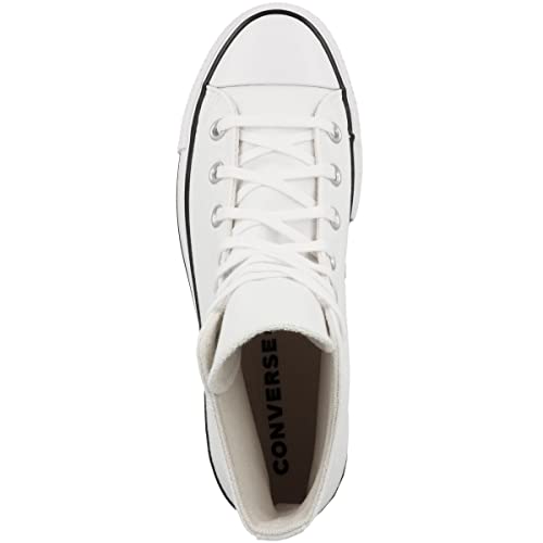 Image of Converse Women's Chuck Taylor All Star Platform High Top Shoe, White /Black /White, 6 M US