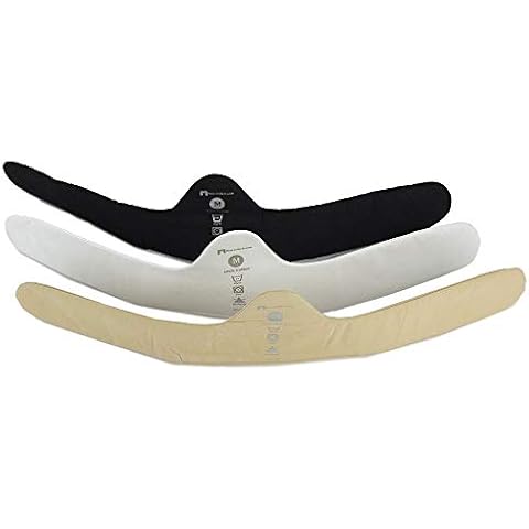 More of Me to Love 100% Cotton Bra Liner (3-Pack, Black/White/Beige, XL) Cover