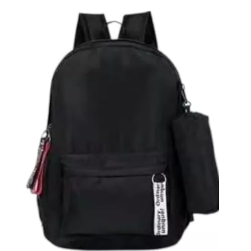 Mochila Escolar Infantil e Juvenil com Estojo – Grande, Unissex, Nylon Resistente, para Meninos e Meninas, Ideal para Escola e Passeios