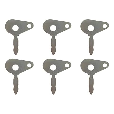 6X Universal TRACTOR Ignition Switch key replacement for JCB LUCAS MF Cover