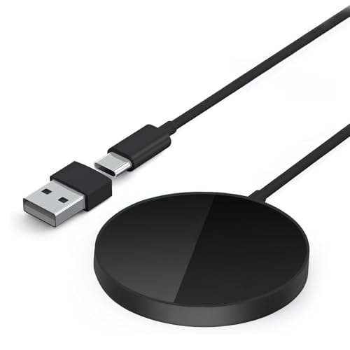 MagSafe�[�d�� 15W ���C���C�����X�[�d�p�b�h iPhone 17 16 15 14 13 12 Air Pro Max Plus mini/AirPods 2 3 Pro�p �X�����|�[�^�u�����̓}�O�l�b�g�N�C�b�N�[�d��A�f���A��USB-C/A�|�[