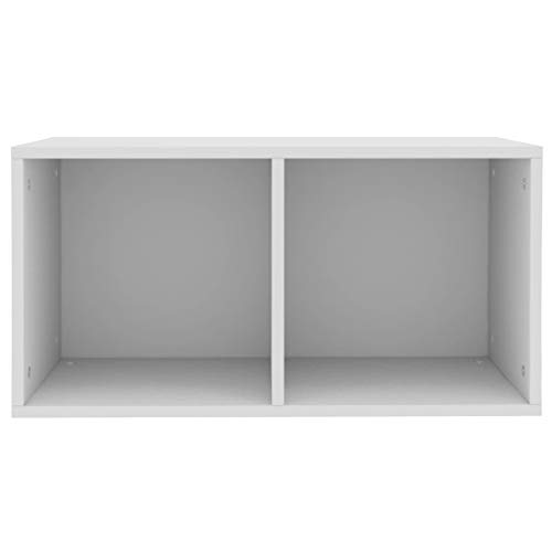 Doneioe Boîte de Rangement pour Disque Vinyle, présentoirs/Rangement pour Disque Vinyle LP, 71x34x36 cm, Blanc - Les Beatles, Paul McCartney, John Lennon, RIngo Starr, George Harrison Doneioe Boîte de Rangement pour Disque Vinyle, présentoirs/Rangement pour Disque Vinyle LP, 71x34x36 cm, Blanc
