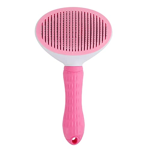 Self-Cleaning Slicker Brush Comb - Gently Removes Loose Hair